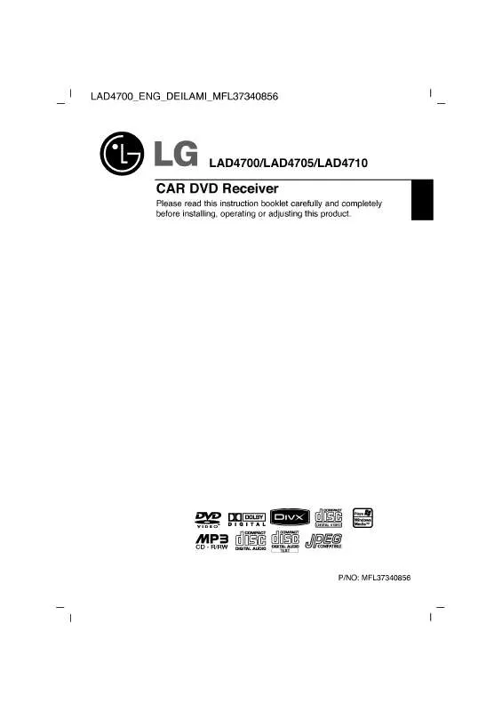 Mode d'emploi LG LAD4710