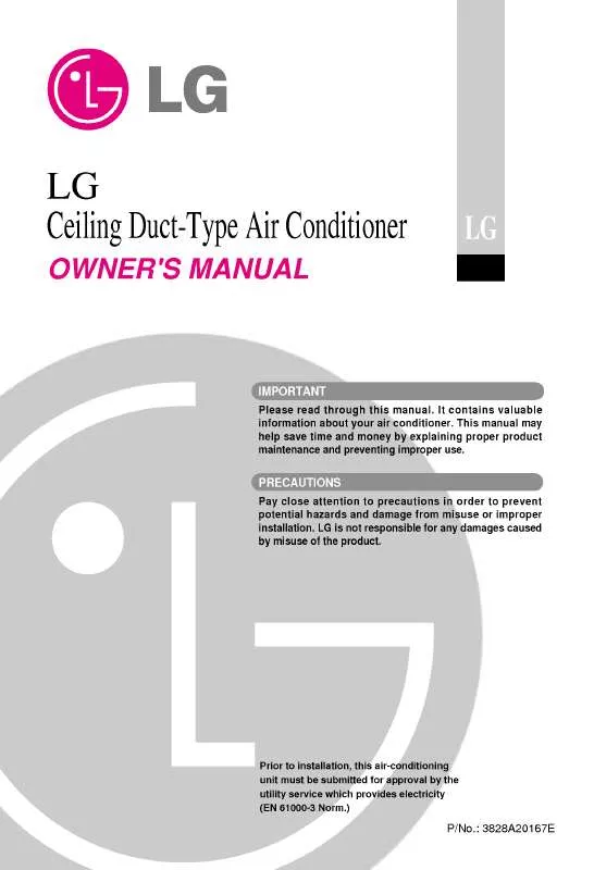 Mode d'emploi LG LB-G3660CL