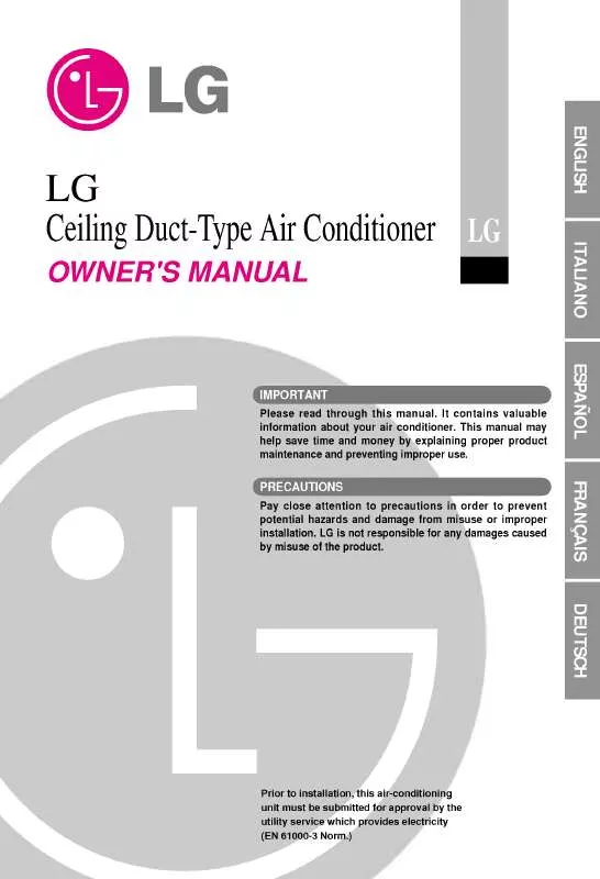 Mode d'emploi LG LB-G3680BS