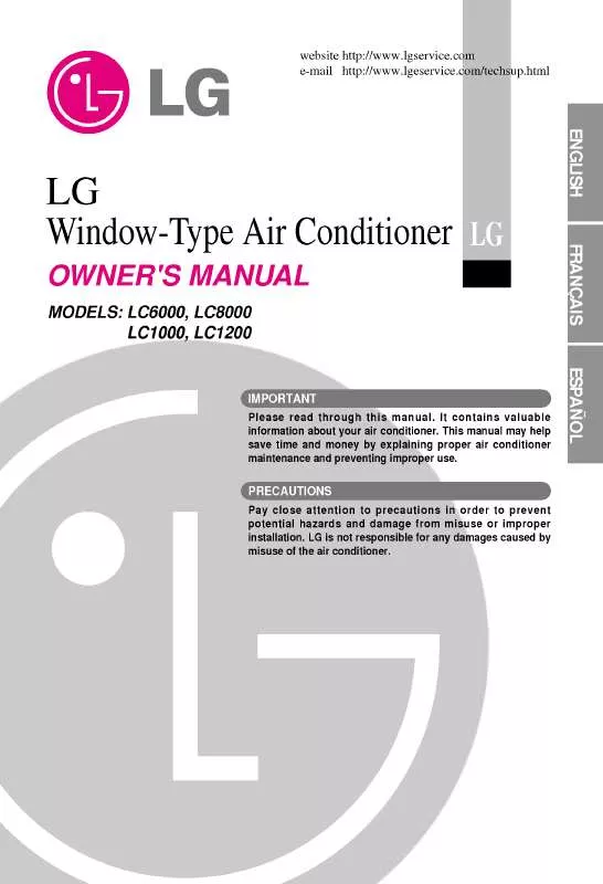 Mode d'emploi LG LC1200