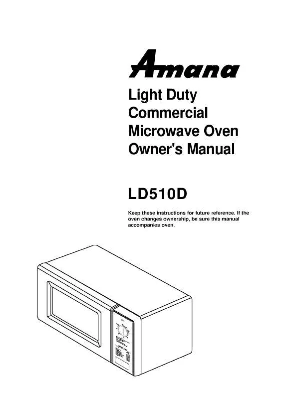 Mode d'emploi LG LD-510D