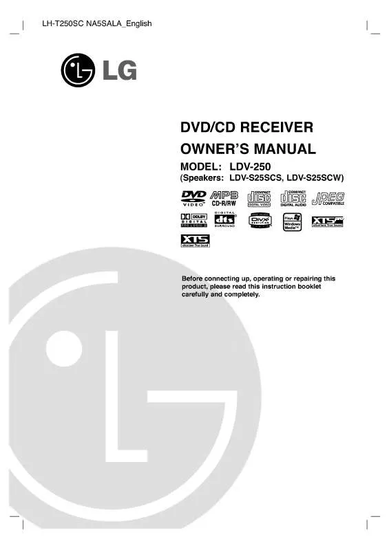 Mode d'emploi LG LDV-250