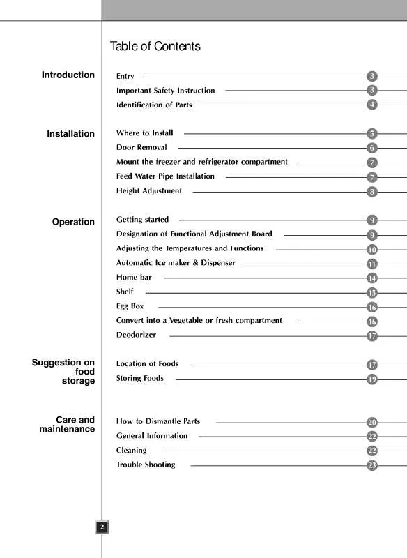 Mode d'emploi LG LG-R82DH