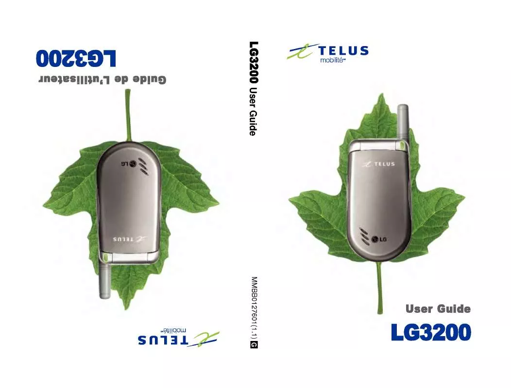 Mode d'emploi LG LG3200