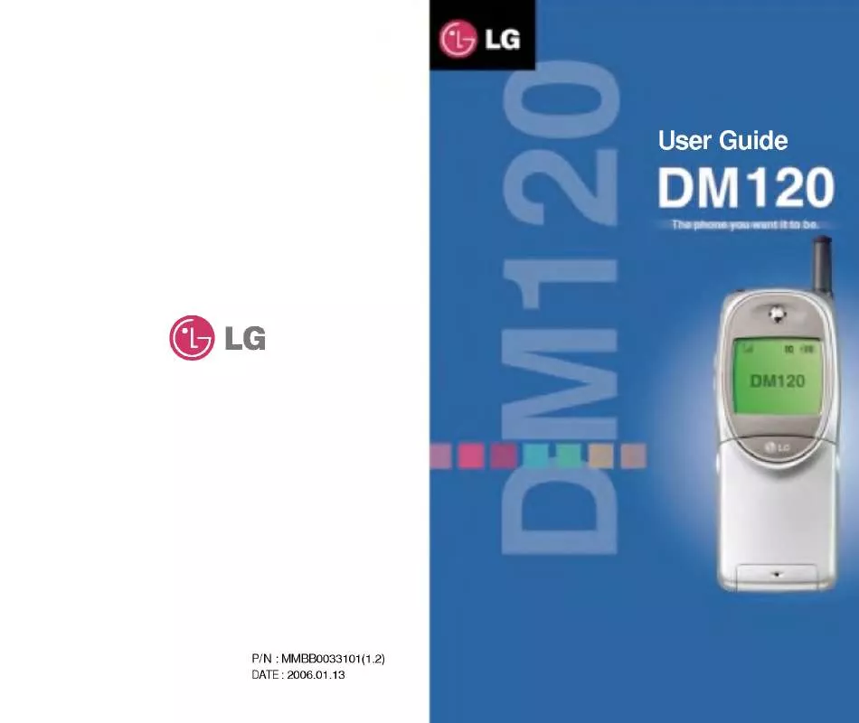 Mode d'emploi LG LGDM120