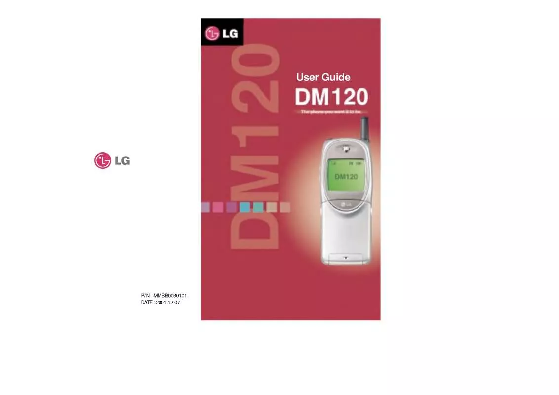 Mode d'emploi LG LGDM120C