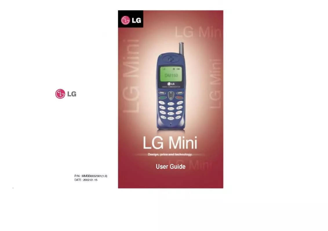 Mode d'emploi LG LGDM150C