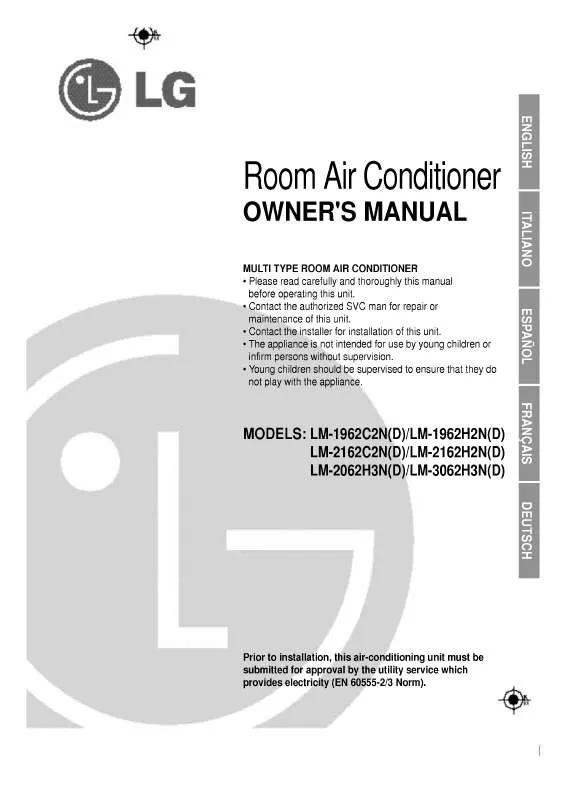 Mode d'emploi LG LM-1962C2N