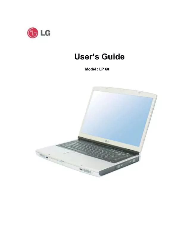 Mode d'emploi LG LP60-16A