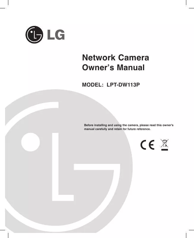 Mode d'emploi LG LPT-DW113P