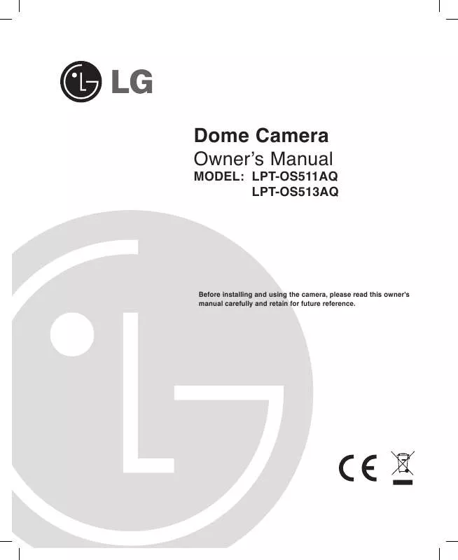 Mode d'emploi LG LPT-OS513AQ