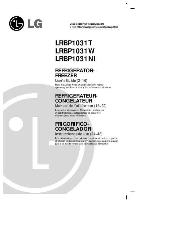 Mode d'emploi LG LRBP1031