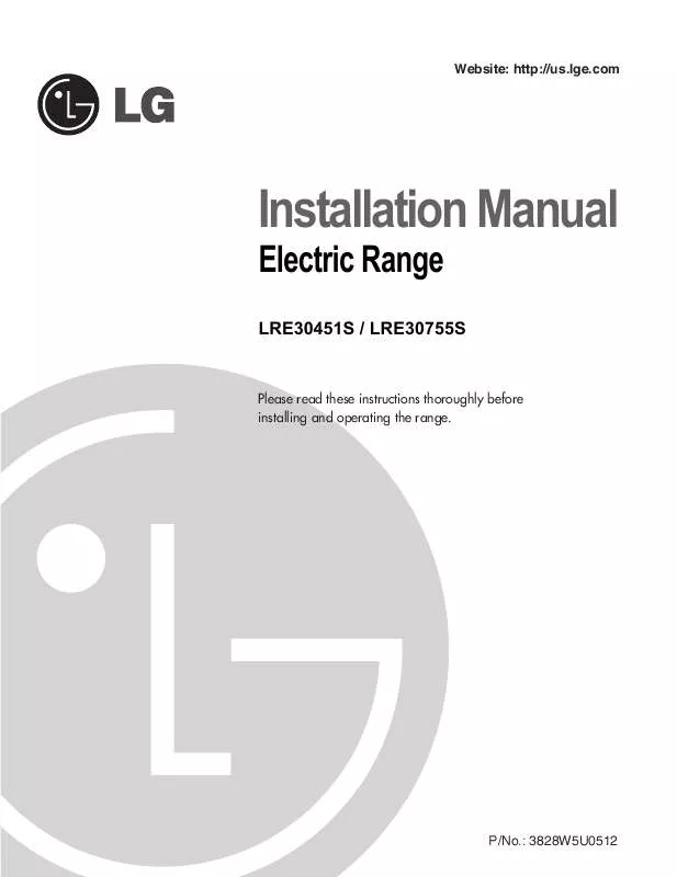 Mode d'emploi LG LRE30451S