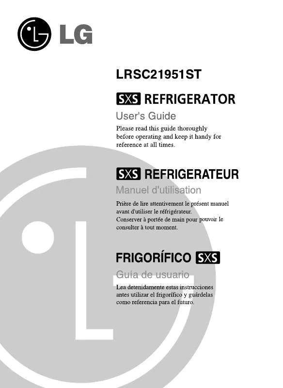 Mode d'emploi LG LRSC21951