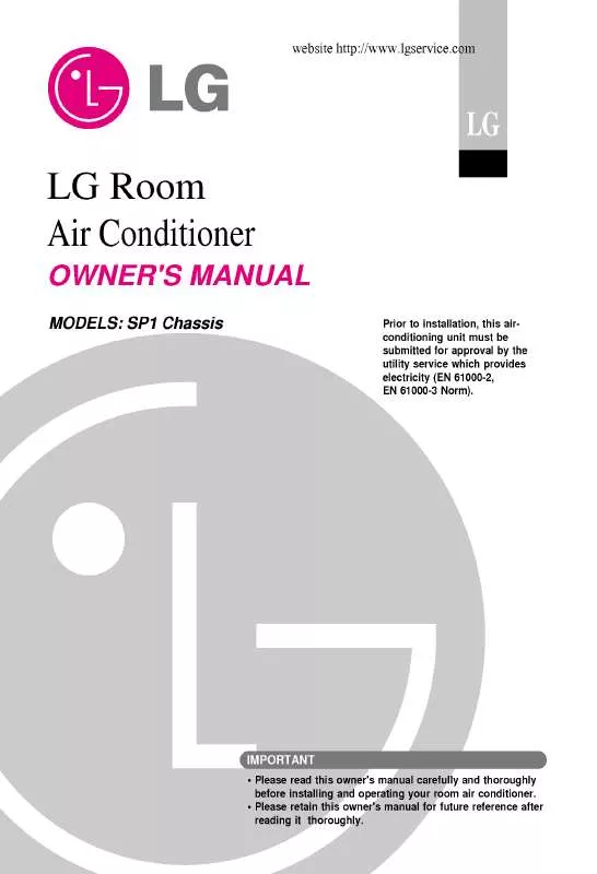 Mode d'emploi LG LS-C096PWL1