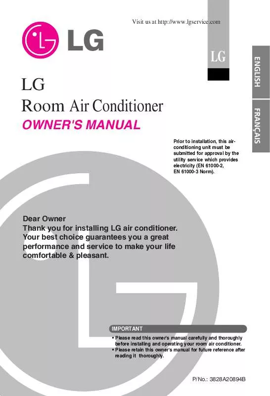 Mode d'emploi LG LS-C306DGB0