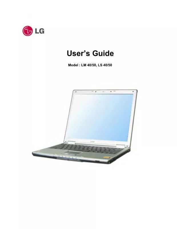 Mode d'emploi LG LS50-BQUF1