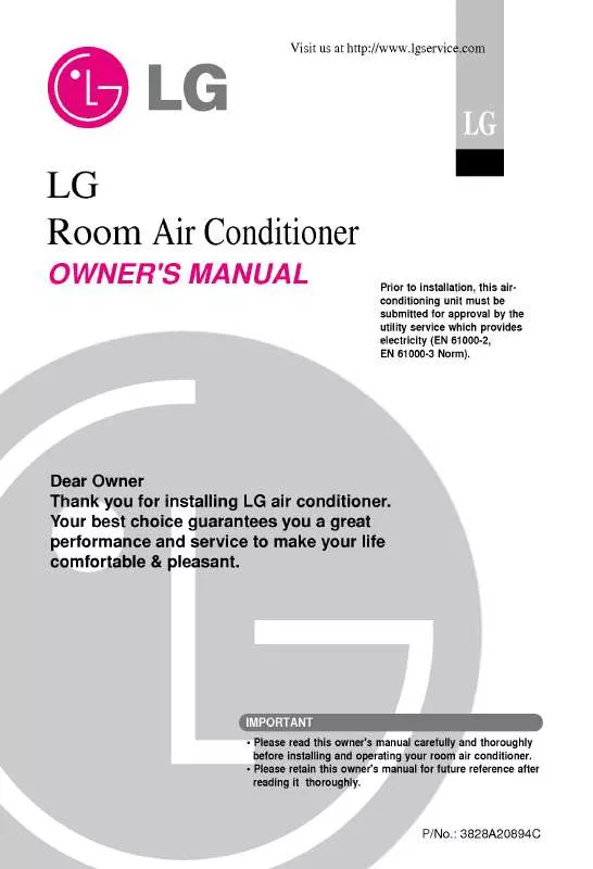 Mode d'emploi LG LSNC1863CM3
