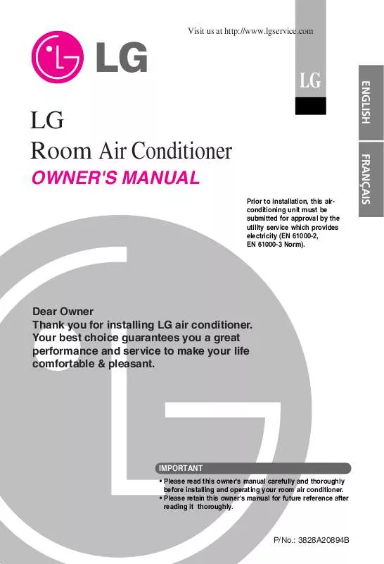 Mode d'emploi LG LSNC306DGB0