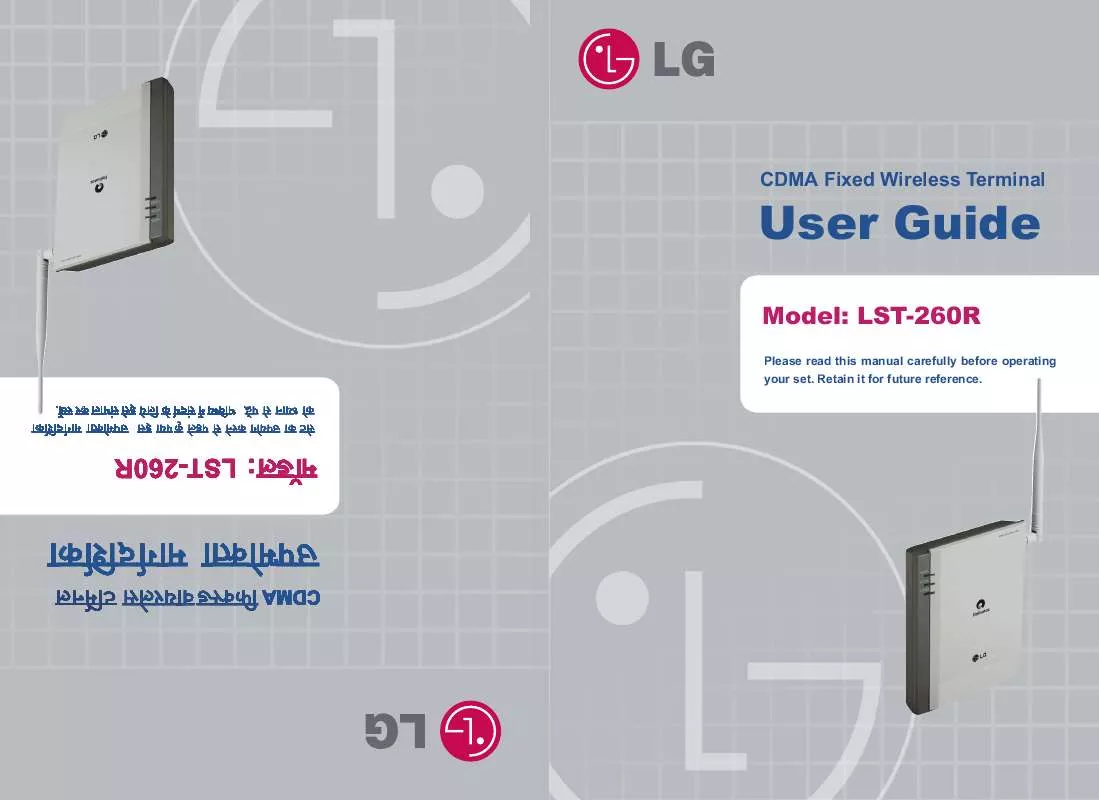 Mode d'emploi LG LST-260R