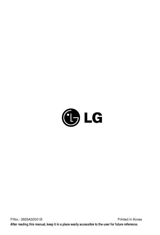 Mode d'emploi LG LT-H286FLF0