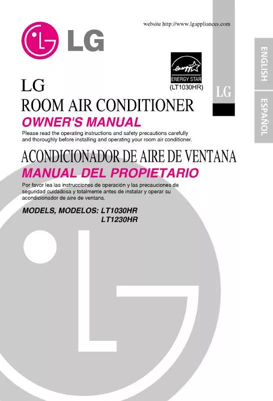 Mode d'emploi LG LT1030HR