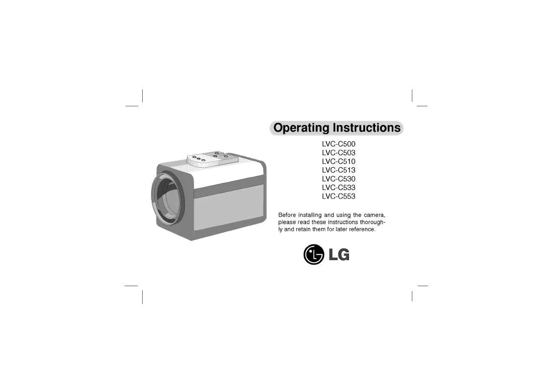 Mode d'emploi LG LVC-C513HP