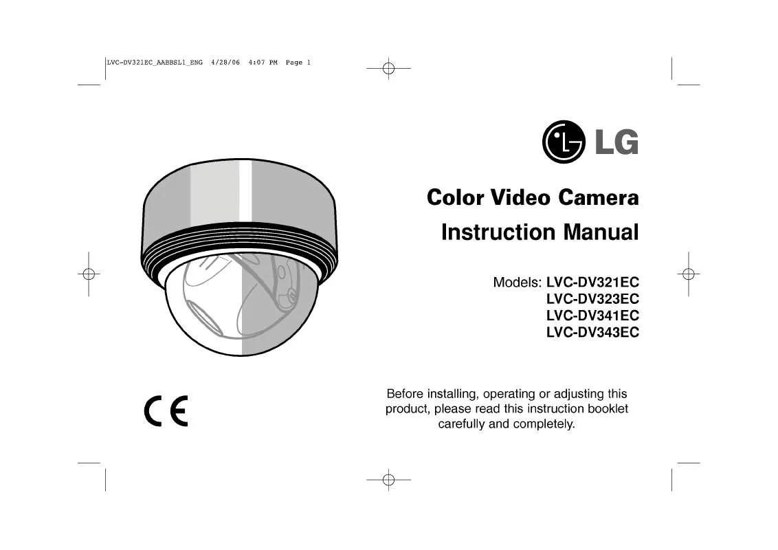 Mode d'emploi LG LVC-DV323EC