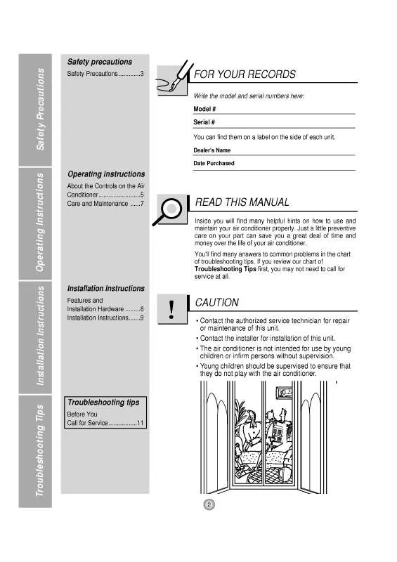 Mode d'emploi LG LWC1262BAG