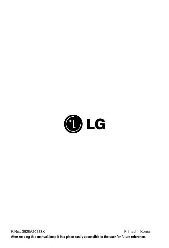 Mode d'emploi LG LWG070AC-1