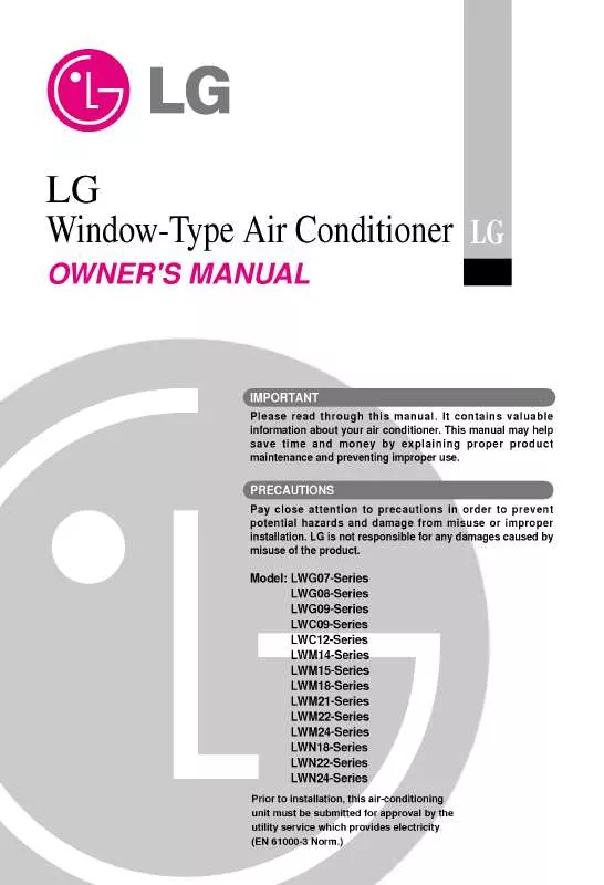 Mode d'emploi LG LWG070AC-2