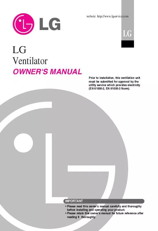 Mode d'emploi LG LZ-H0256BA0