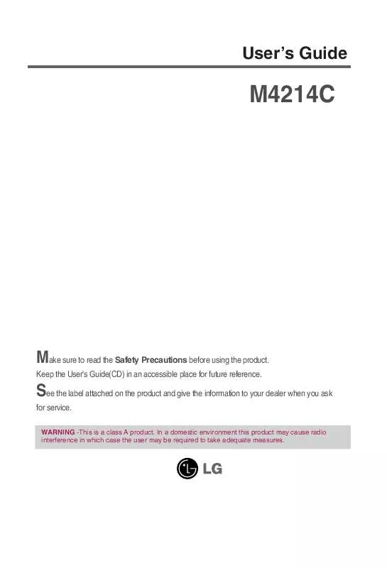 Mode d'emploi LG M4214C-BAP