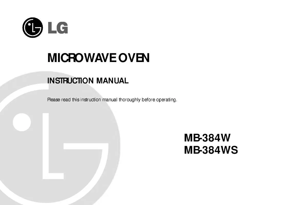 Mode d'emploi LG MB-384WS