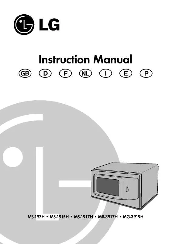 Mode d'emploi LG MB-3917H