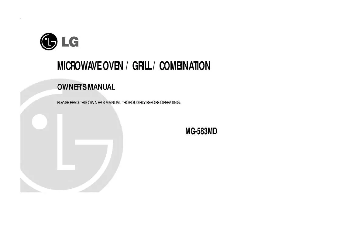 Mode d'emploi LG MC-1004