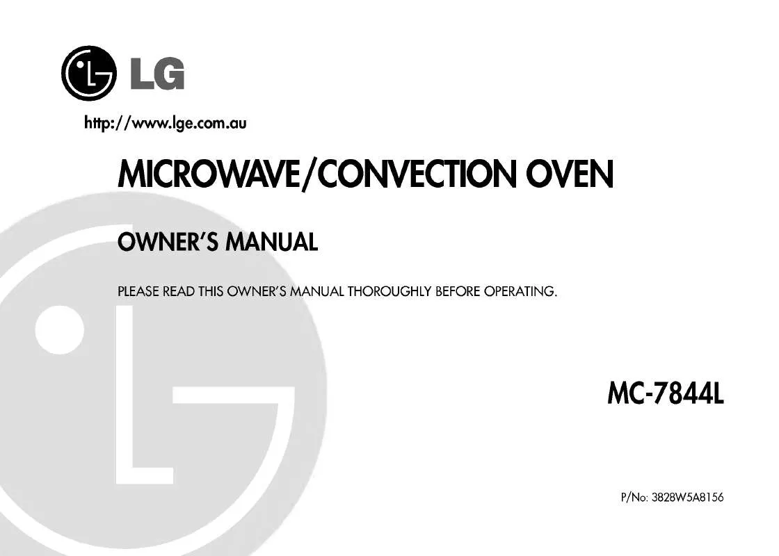 Mode d'emploi LG MC-7844L