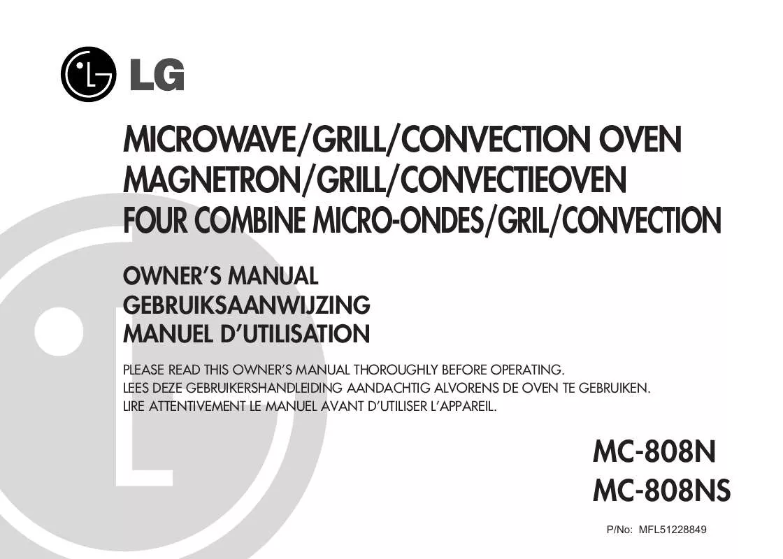 Mode d'emploi LG MC-808-NS