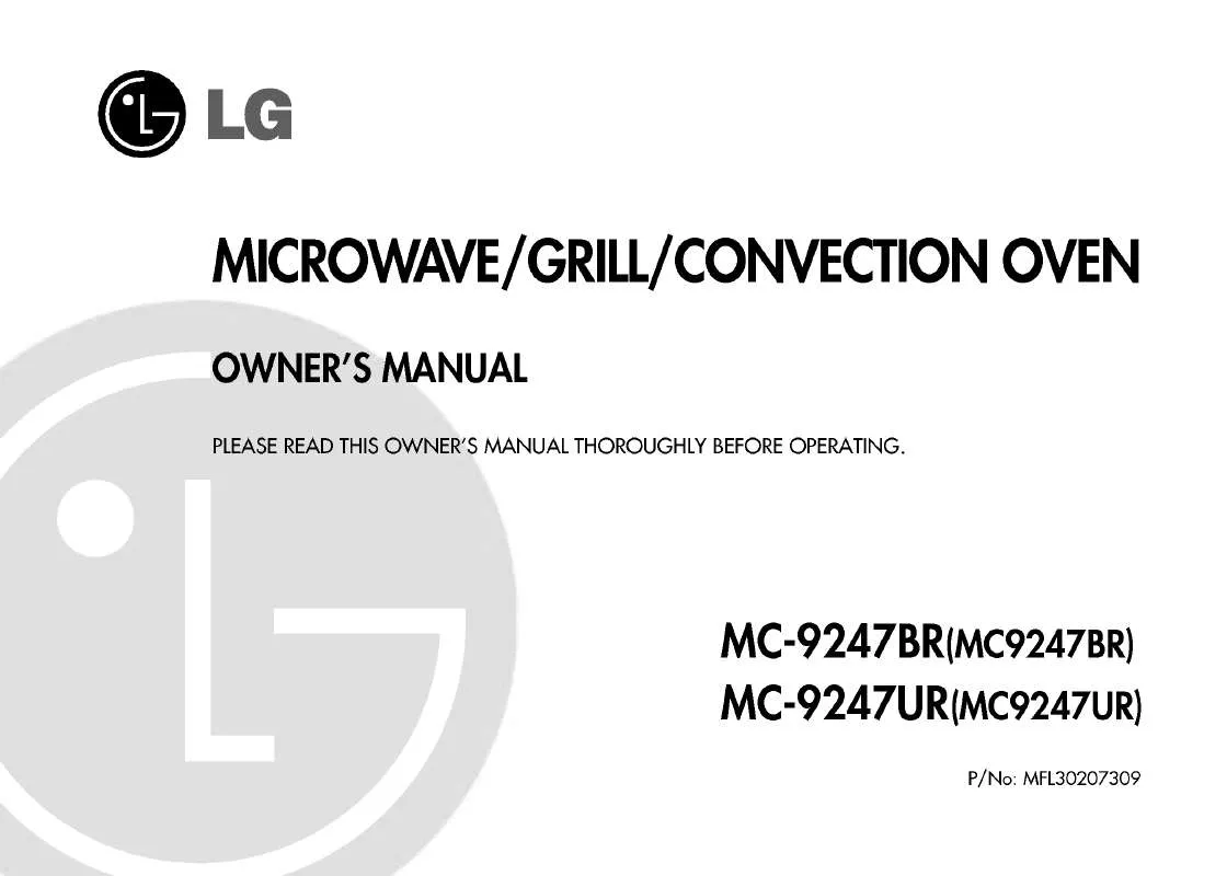 Mode d'emploi LG MC-9247BR