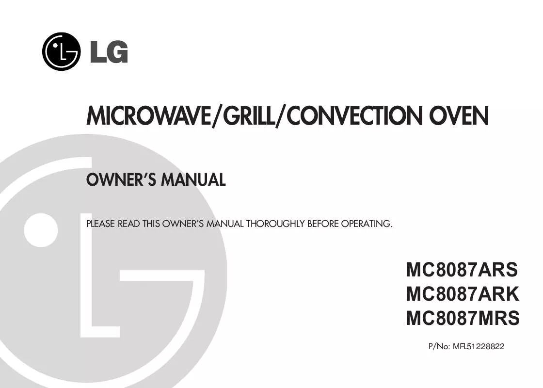 Mode d'emploi LG MC-8087-MRS