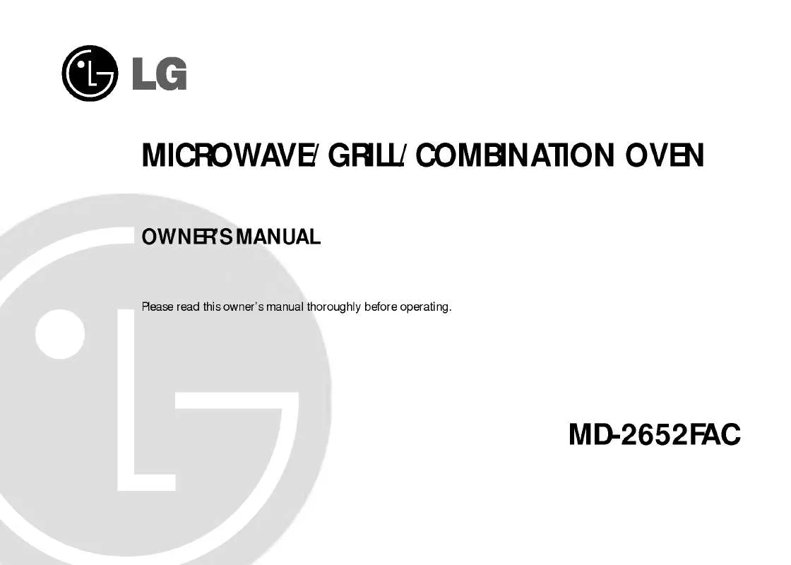 Mode d'emploi LG MD-2652FAC