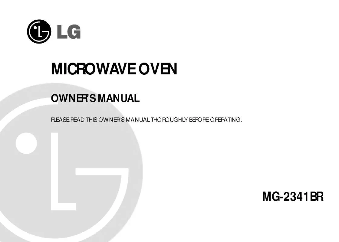 Mode d'emploi LG MG-2341BR