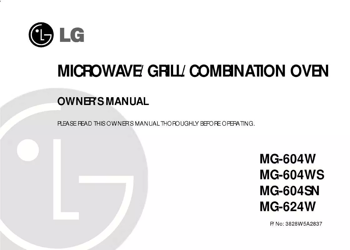 Mode d'emploi LG MG-604SN