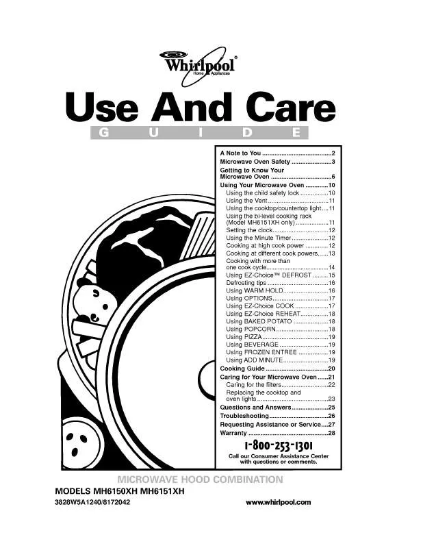 Mode d'emploi LG MH6150XHB-2