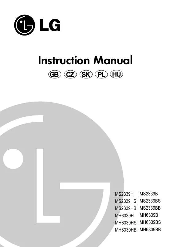 Mode d'emploi LG MH-6339-B