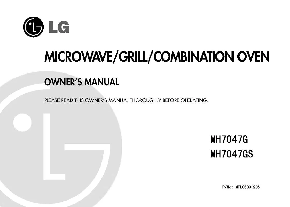 Mode d'emploi LG MH-7047G
