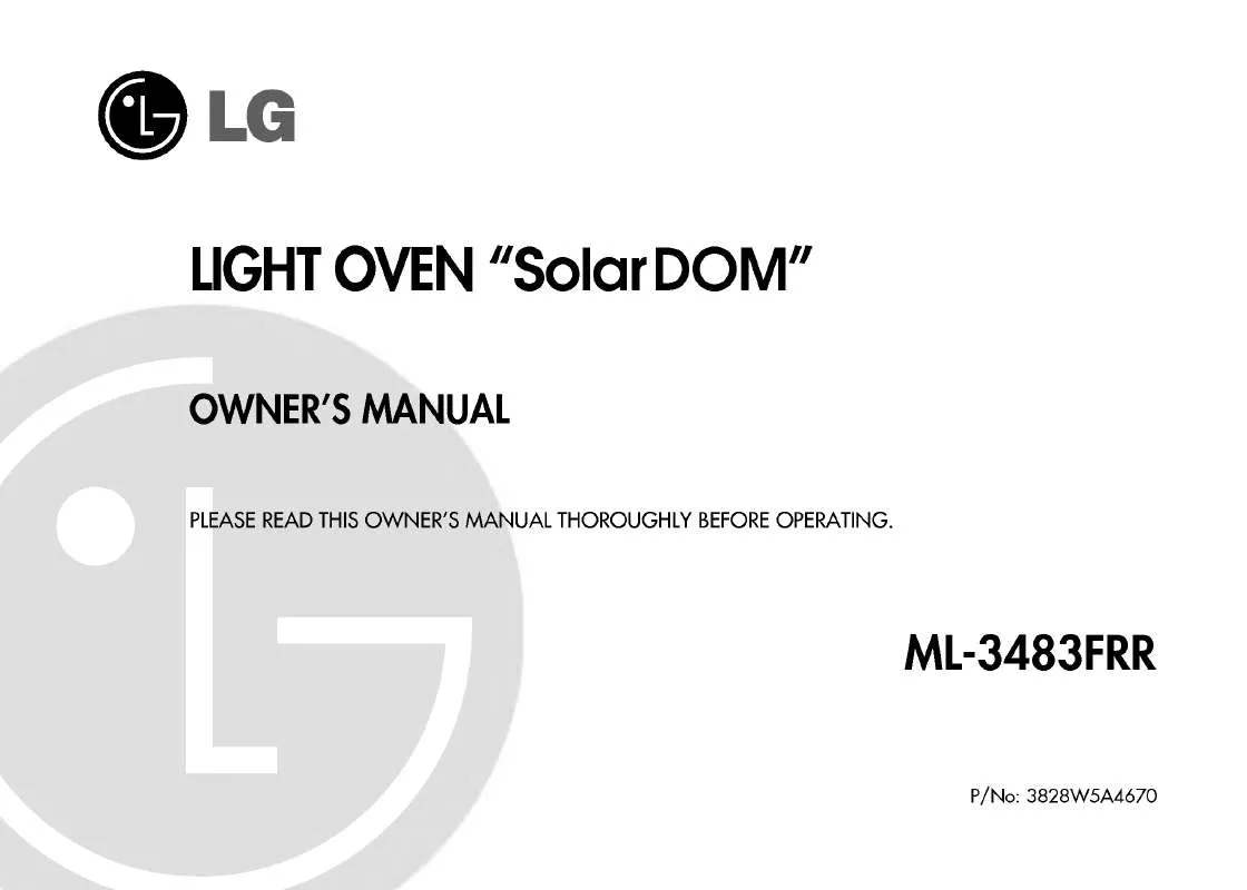Mode d'emploi LG ML-3483FRR