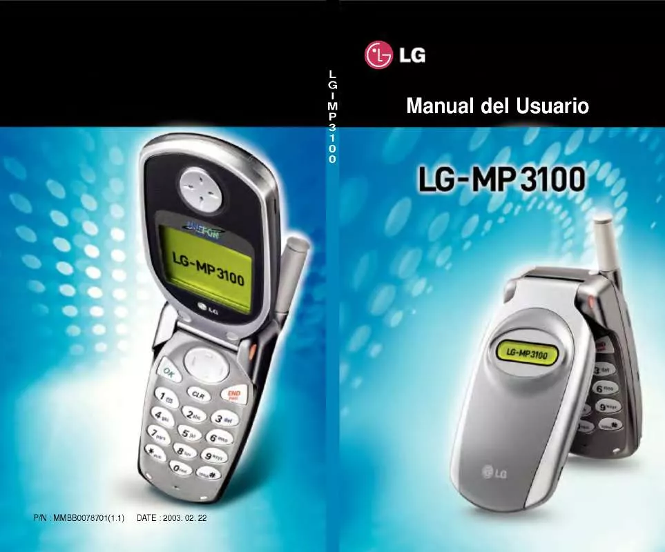 Mode d'emploi LG MP-3100