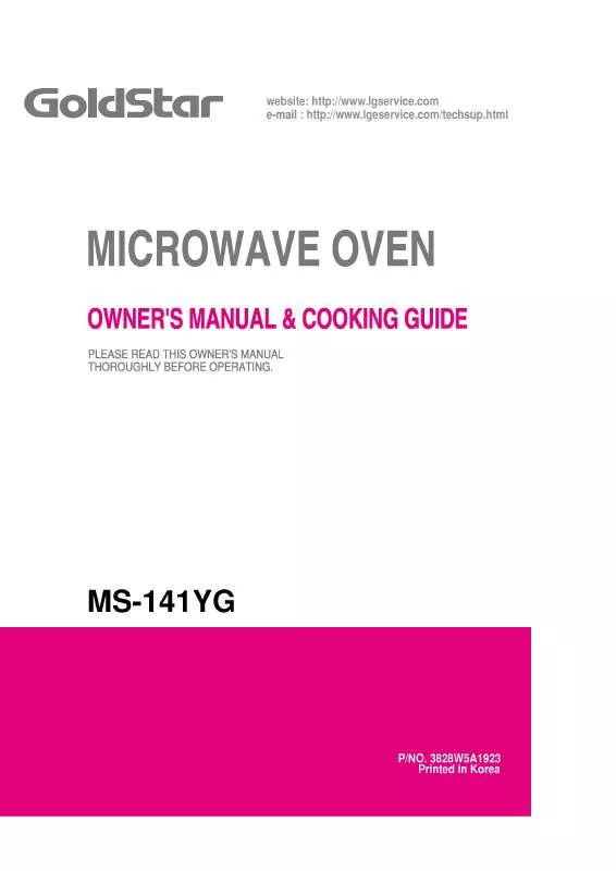 Mode d'emploi LG MS-141YG