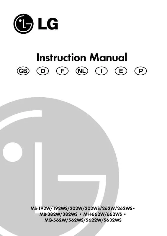 Mode d'emploi LG MS-202W